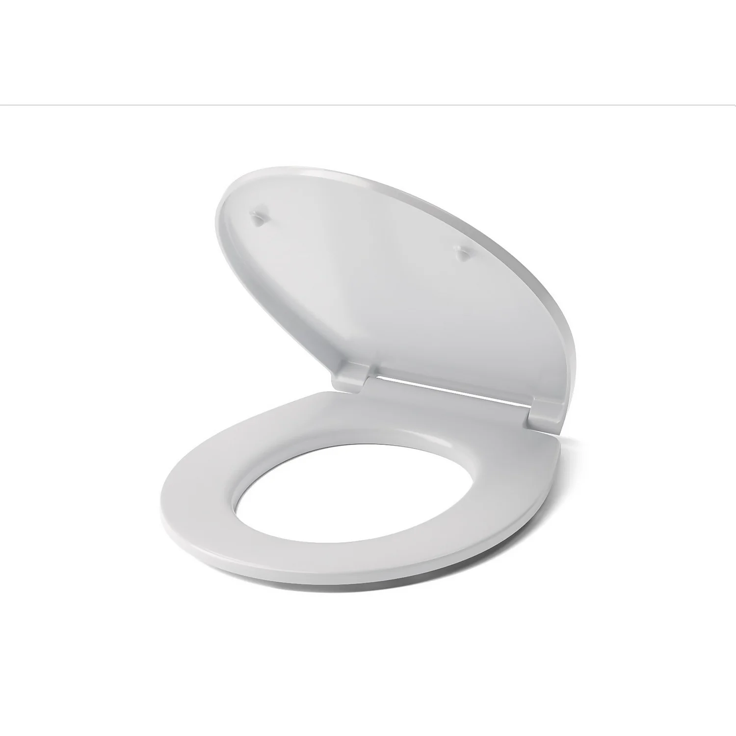 Cedo Oval Soft Close Plastic Toilet Seat - White - Image 3