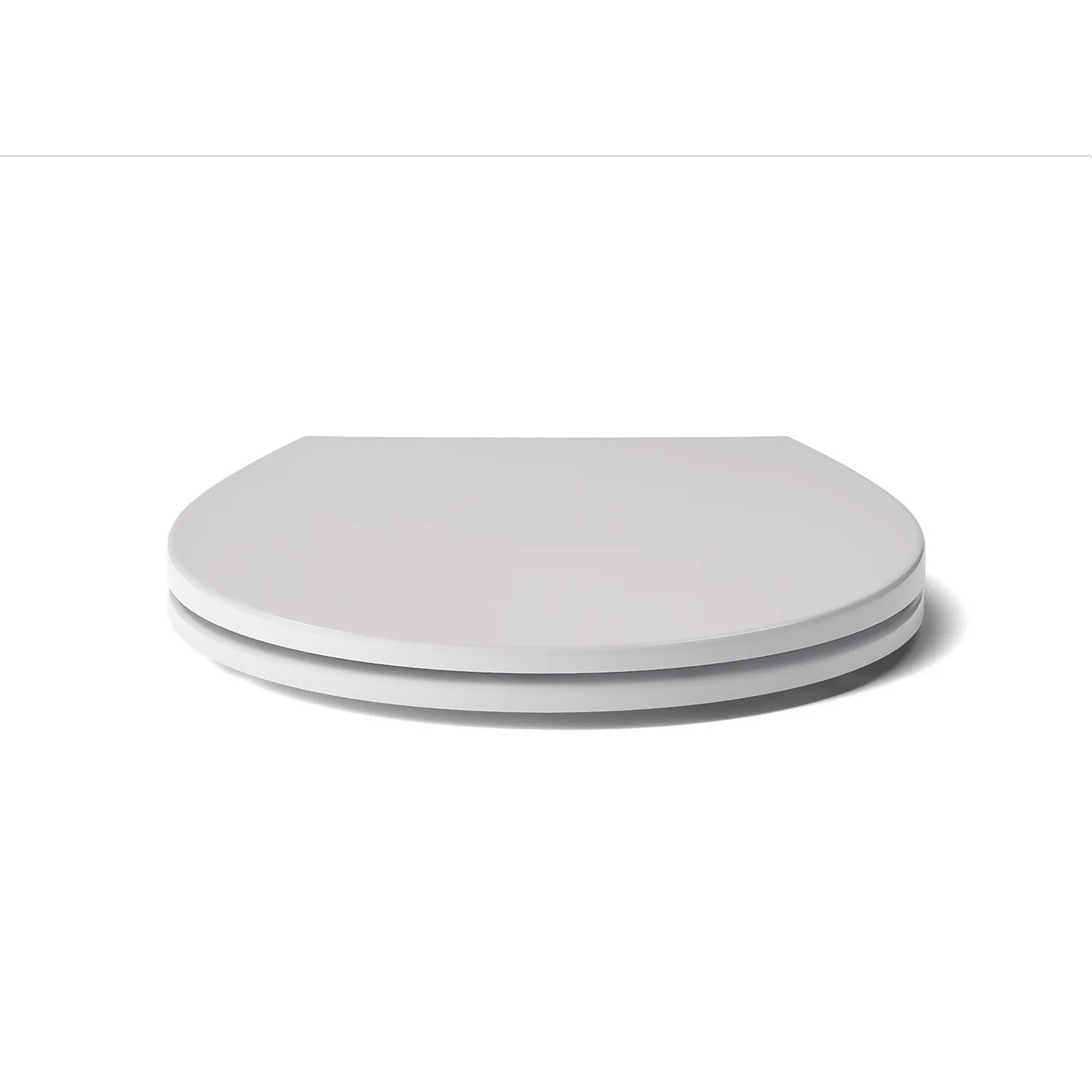 Cedo Oval Soft Close Plastic Toilet Seat - White - Image 4